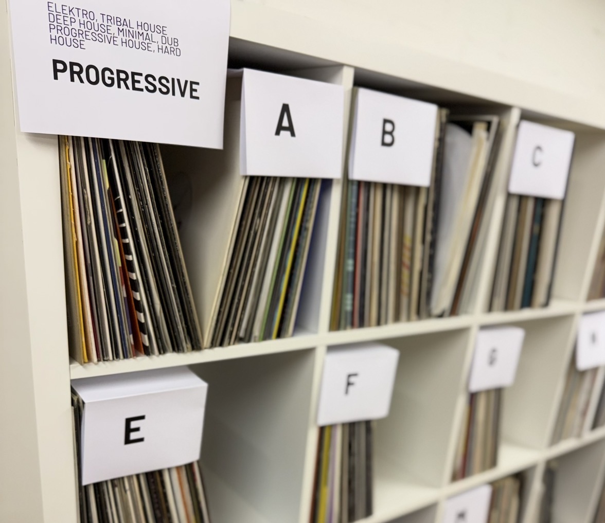Style family shelves with Trance, Progressive, and other subgenres